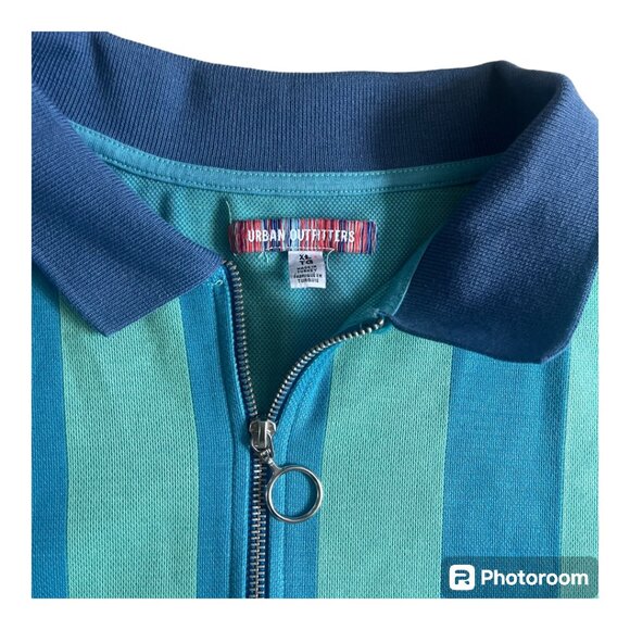 NWOT Urban Outfitters UO Baggy Zip Polo Shirt - Size XL - Picture 3 of 6